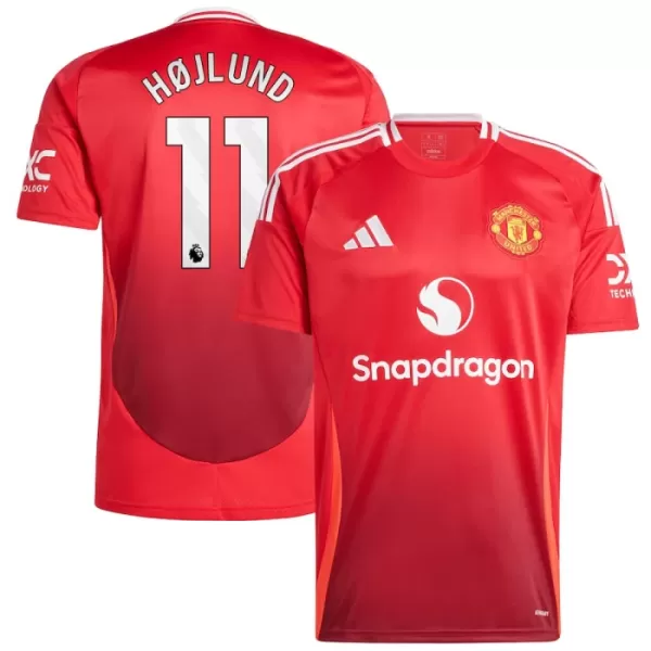 Levné Mužský Fotbalový Dres Manchester United Hojlund 11 Domácí 2024-25