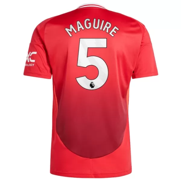 Levné Mužský Fotbalový Dres Manchester United Maguire 5 Domácí 2024-25