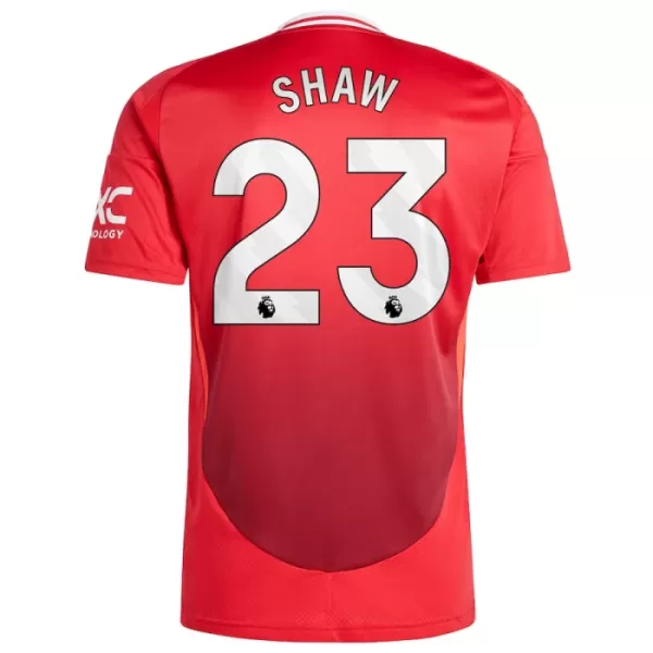 Levné Mužský Fotbalový Dres Manchester United Shaw 23 Domácí 2024-25