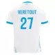 Levné Mužský Fotbalový Dres Olympique de Marseille Veretout 27 Domácí 2024-25