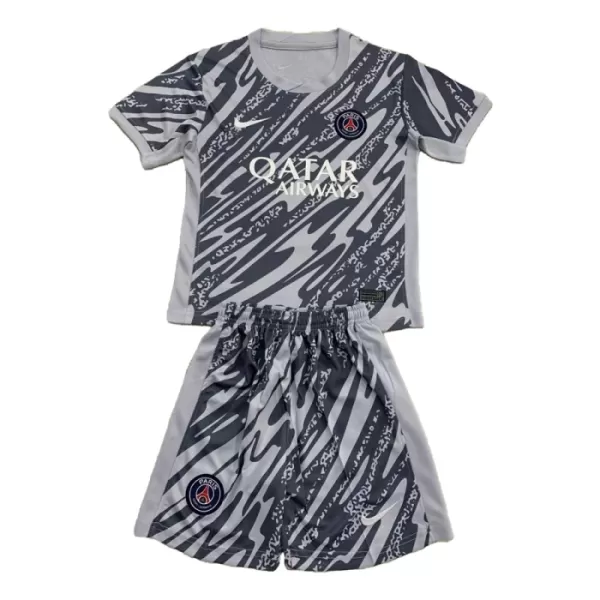 Levné Dětský Fotbalový Dres Paris Saint-Germain Brankářské 2024-25 Šedá