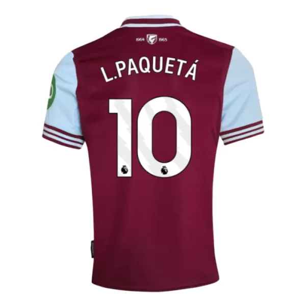 Levné Mužský Fotbalový Dres West Ham United L. Paqueta 10 Domácí 2024-25