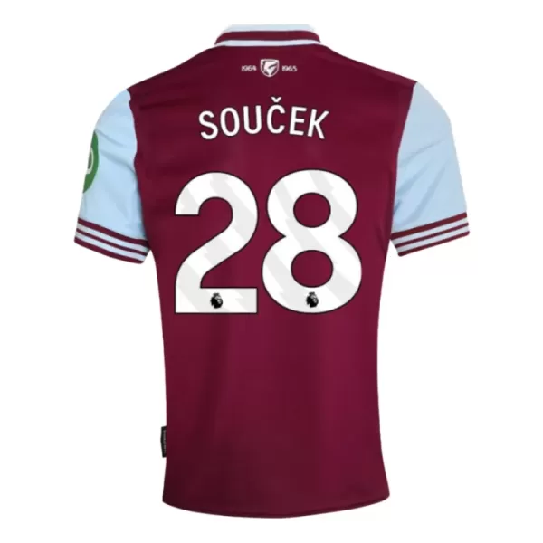 Levné Mužský Fotbalový Dres West Ham United Soucek 28 Domácí 2024-25