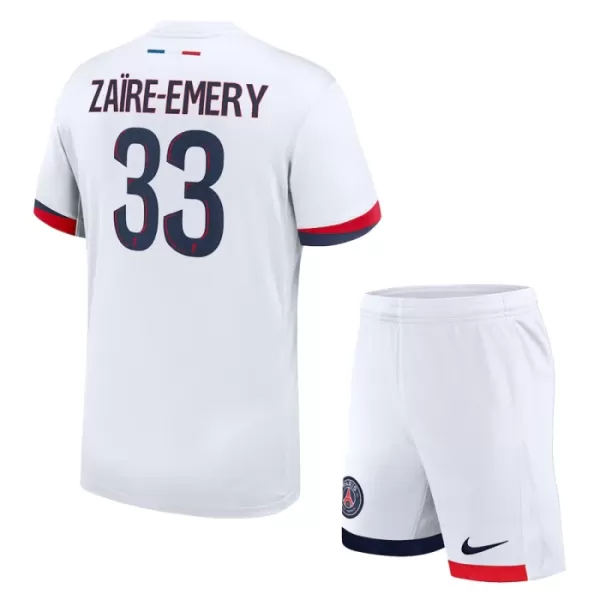 Levné Dětský Fotbalový Dres Paris Saint-Germain Zaire Emery 33 Venkovní 2024-25