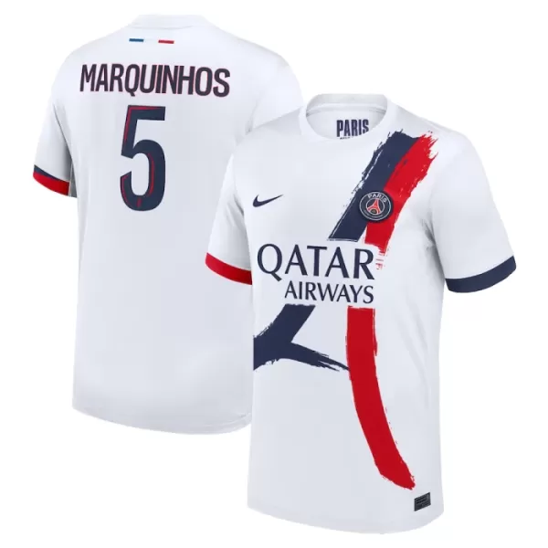 Levné Mužský Fotbalový Dres Paris Saint-Germain Marquinhos 5 Venkovní 2024-25