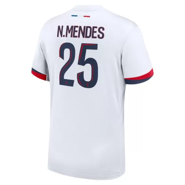 Levné Mužský Fotbalový Dres Paris Saint-Germain Nuno Mendes 25 Venkovní 2024-25