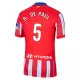 Levné Dětský Fotbalový Dres Atlético Madrid R. De Paul 5 Domácí 2024-25