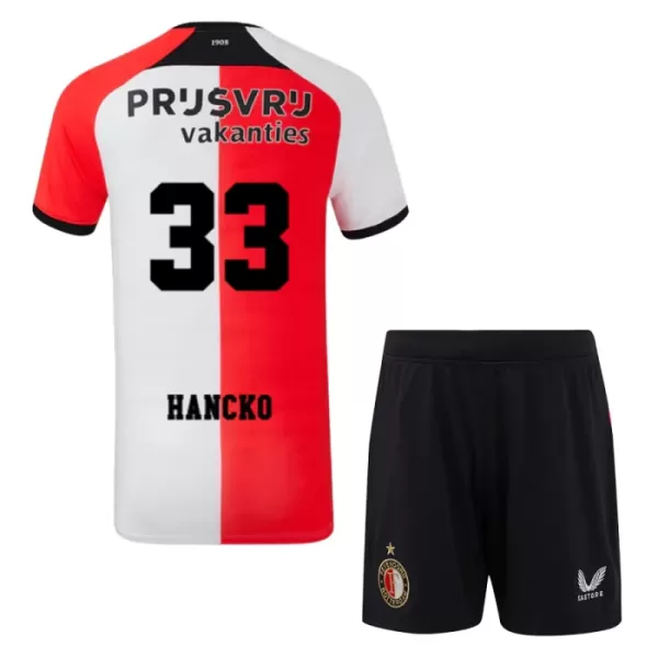 Levné Dětský Fotbalový Dres Feyenoord Hancko 33 Domácí 2024-25