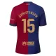 Levné Mužský Fotbalový Dres FC Barcelona Christensen 15 Domácí 2024-25