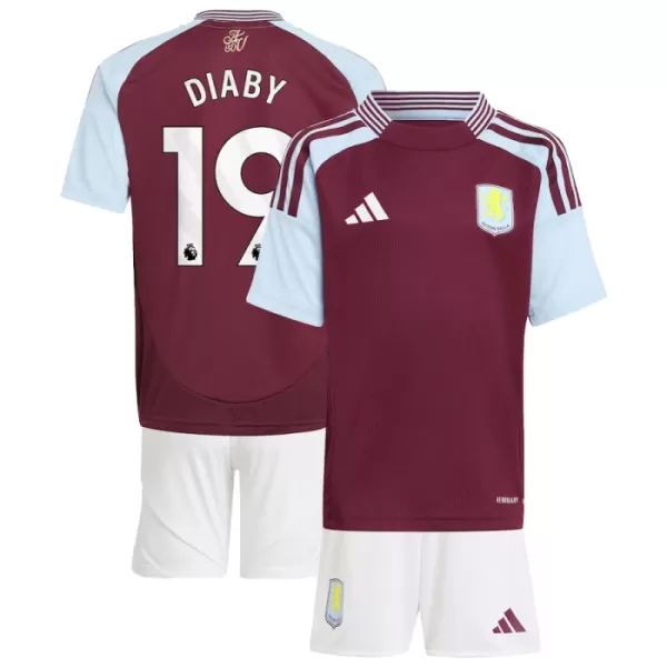 Levné Dětský Fotbalový Dres Aston Villa Diaby 19 Domácí 2024-25