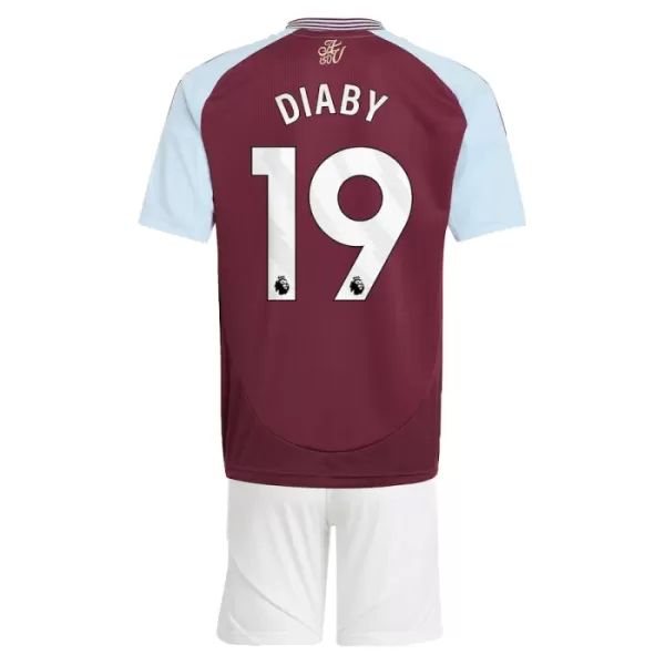 Levné Dětský Fotbalový Dres Aston Villa Diaby 19 Domácí 2024-25