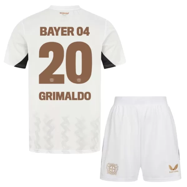 Levné Dětský Fotbalový Dres Bayer 04 Leverkusen Alejandro Grimaldo 20 Venkovní 2024-25