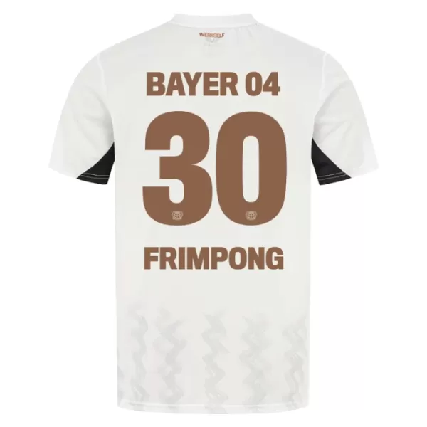 Levné Dětský Fotbalový Dres Bayer 04 Leverkusen Jeremie Frimpong 30 Venkovní 2024-25