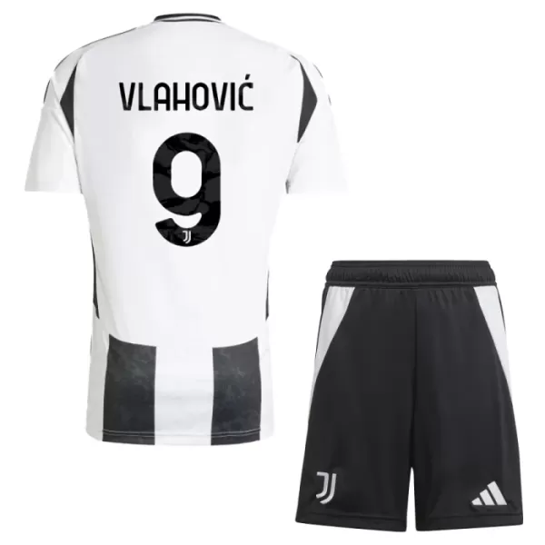 Levné Dětský Fotbalový Dres Juventus Vlahovic 9 Domácí 2024-25