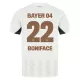 Levné Mužský Fotbalový Dres Bayer 04 Leverkusen Victor Boniface 22 Venkovní 2024-25