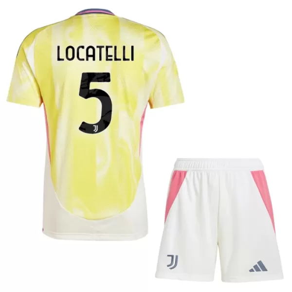 Levné Dětský Fotbalový Dres Juventus Locatelli 5 Venkovní 2024-25