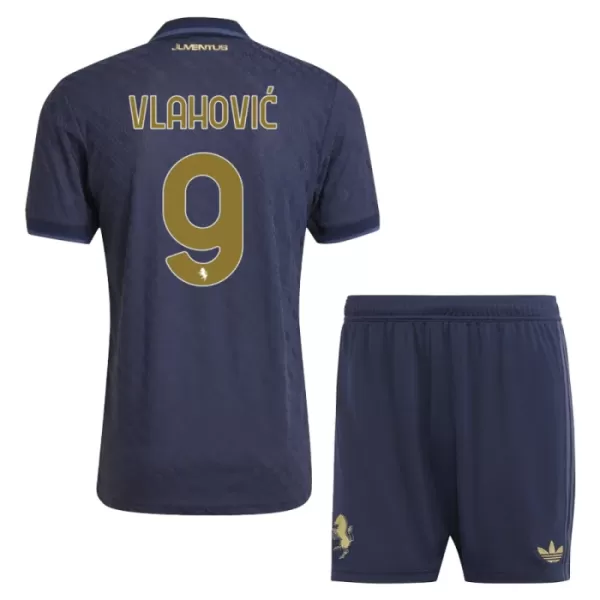 Levné Dětský Fotbalový Dres Juventus Vlahovic 9 Alternativní 2024-25