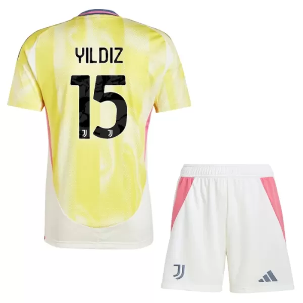 Levné Dětský Fotbalový Dres Juventus Yildiz 15 Venkovní 2024-25