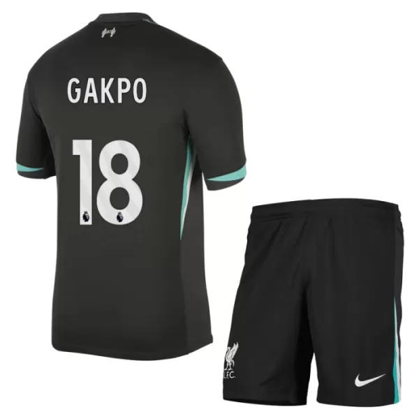 Levné Dětský Fotbalový Dres Liverpool Gakpo 18 Venkovní 2024-25