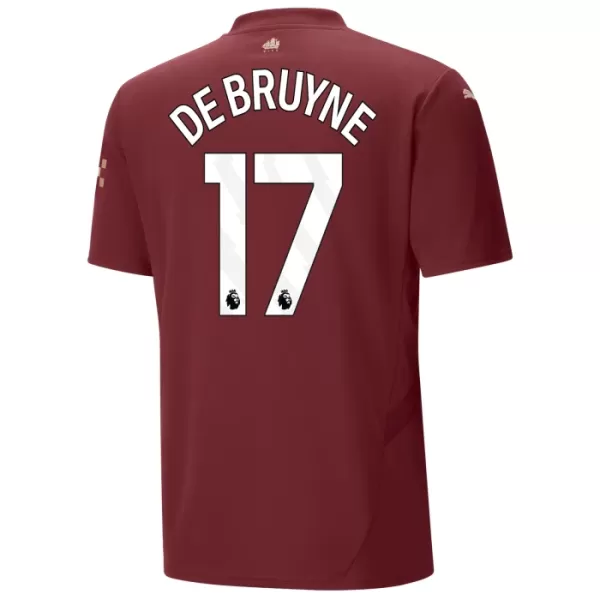 Levné Dětský Fotbalový Dres Manchester City De Bruyne 17 Alternativní 2024-25