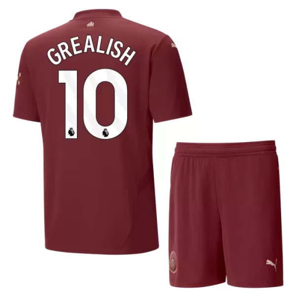 Levné Dětský Fotbalový Dres Manchester City Grealish 10 Alternativní 2024-25