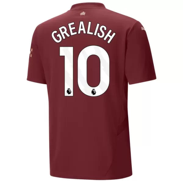 Levné Dětský Fotbalový Dres Manchester City Grealish 10 Alternativní 2024-25