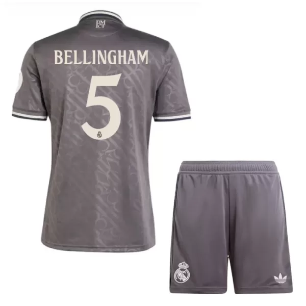 Levné Dětský Fotbalový Dres Real Madrid Bellingham 5 Alternativní 2024-25