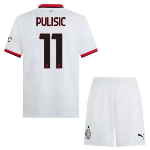 Levné Dětský Fotbalový Dres AC Milán Pulisic 11 Venkovní 2024-25