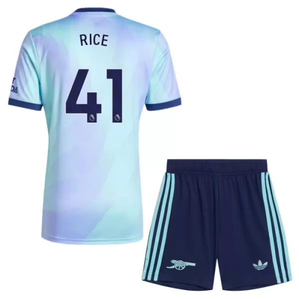 Levné Dětský Fotbalový Dres Arsenal Rice 41 Alternativní 2024-25