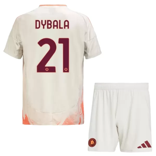 Levné Dětský Fotbalový Dres AS Řím Dybala 21 Venkovní 2024-25