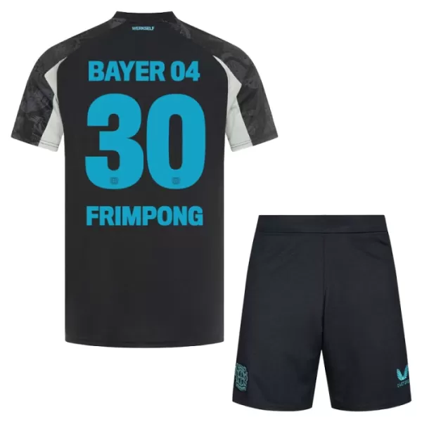 Levné Dětský Fotbalový Dres Bayer 04 Leverkusen Jeremie Frimpong 30 Alternativní 2024-25