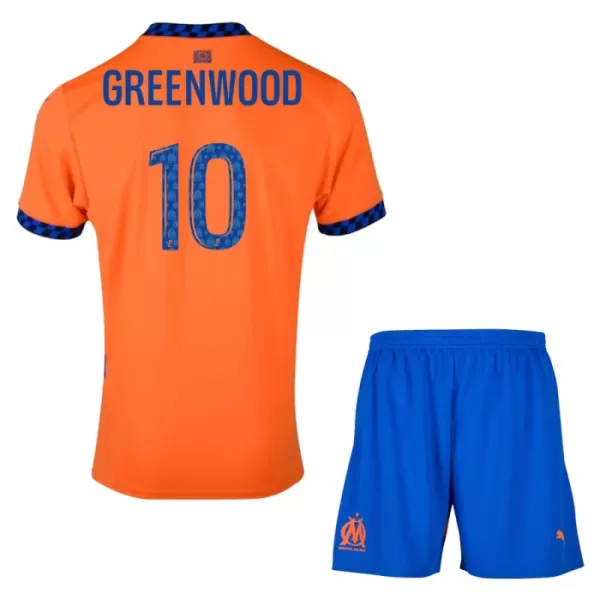 Levné Dětský Fotbalový Dres Olympique de Marseille Greenwood 10 Alternativní 2024-25