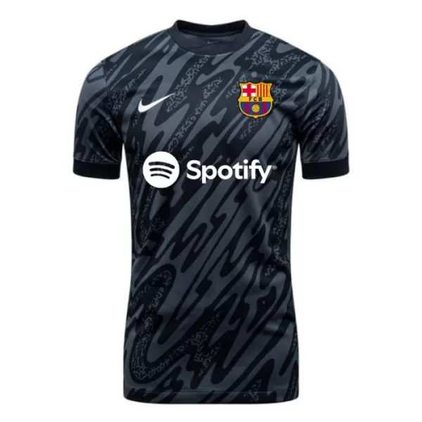 Levné Mužský Fotbalový Dres FC Barcelona Brankářské 2024-25 Černá