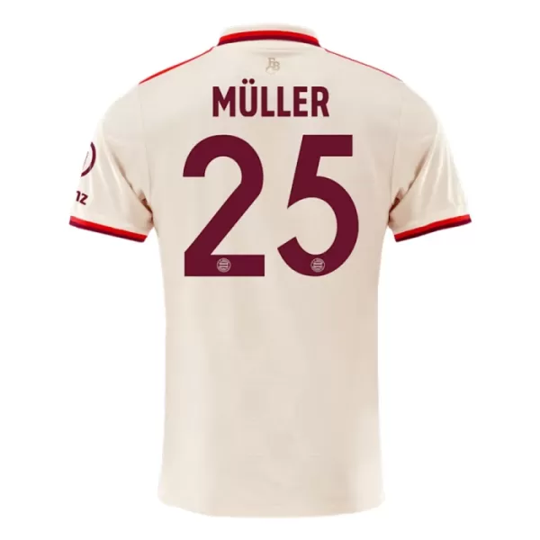 Levné Mužský Fotbalový Dres FC Bayern Mnichov Muller 25 Alternativní 2024-25