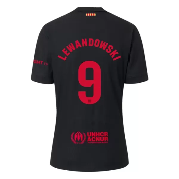 Levné Dětský Fotbalový Dres FC Barcelona Lewandowski 9 Venkovní 2024-25