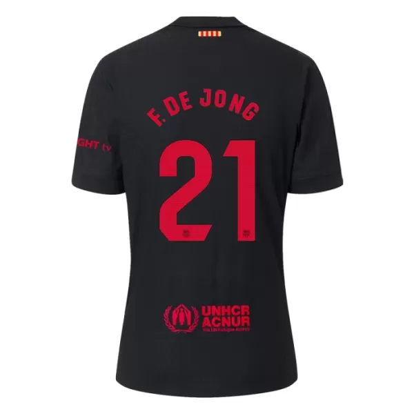 Levné Mužský Fotbalový Dres FC Barcelona Frenkie de Jong 21 Venkovní 2024-25