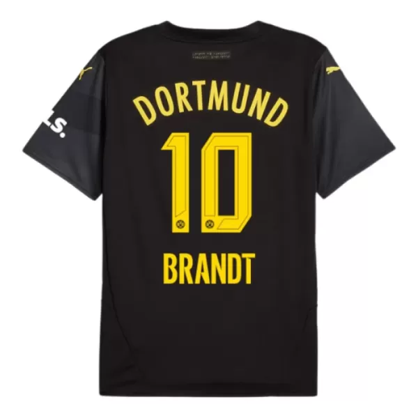 Levné Dětský Fotbalový Dres Borussia Dortmund Brandt 10 Venkovní 2024-25