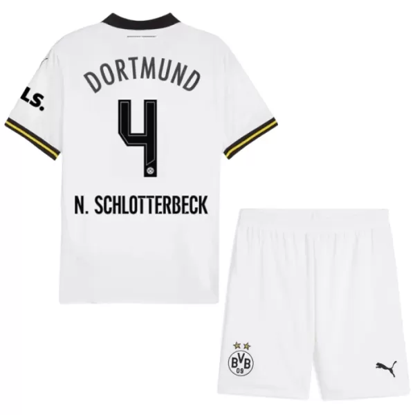 Levné Dětský Fotbalový Dres Borussia Dortmund N. Schlotterbeck 4 Alternativní 2024-25