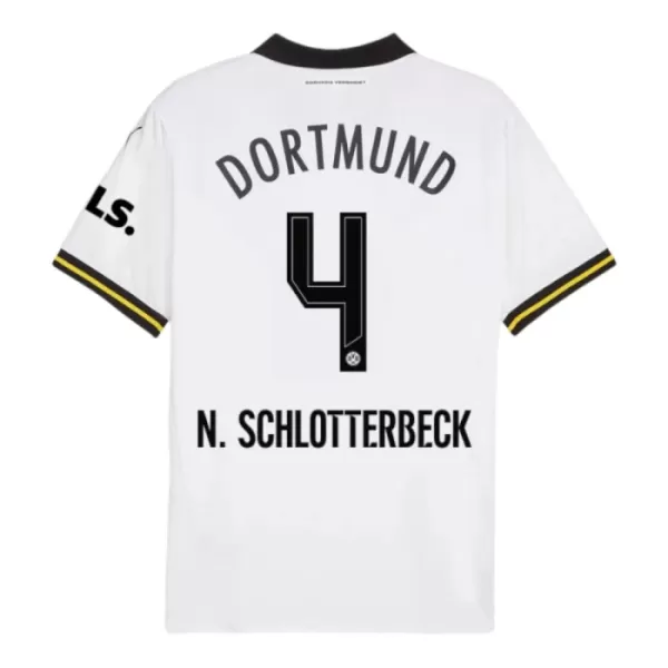 Levné Dětský Fotbalový Dres Borussia Dortmund N. Schlotterbeck 4 Alternativní 2024-25