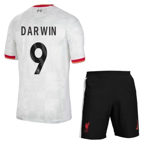 Levné Dětský Fotbalový Dres Liverpool Darwin 9 Alternativní 2024-25