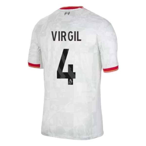 Levné Dětský Fotbalový Dres Liverpool Virgil 4 Alternativní 2024-25