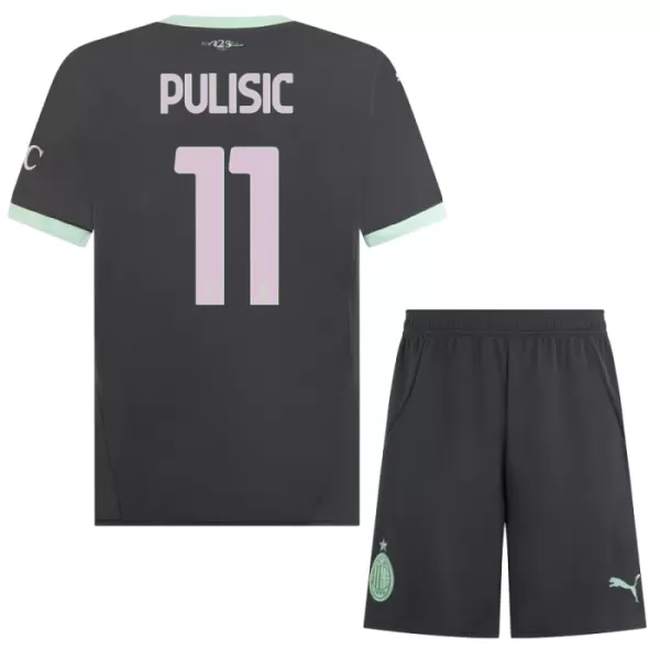 Levné Dětský Fotbalový Dres AC Milán Pulisic 11 Alternativní 2024-25