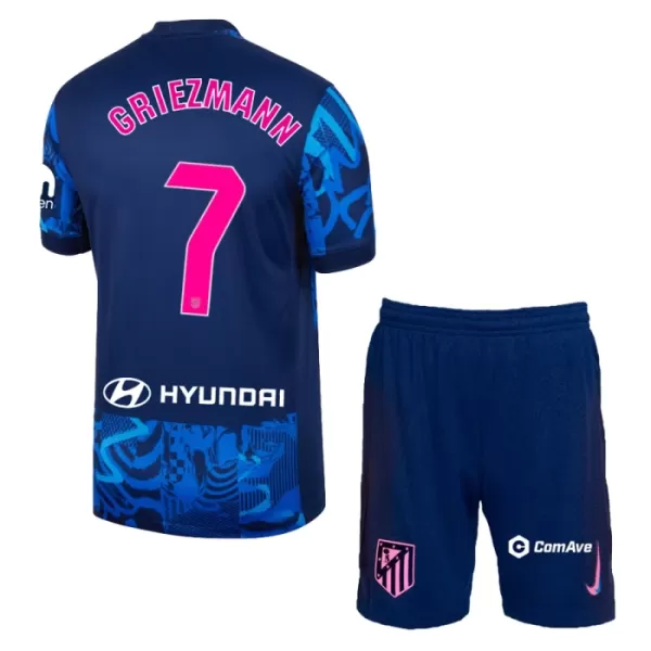 Levné Dětský Fotbalový Dres Atlético Madrid Griezmann 7 Alternativní 2024-25