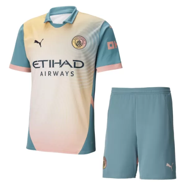 Levné Dětský Fotbalový Dres Manchester City Čtvrtý 2024-25