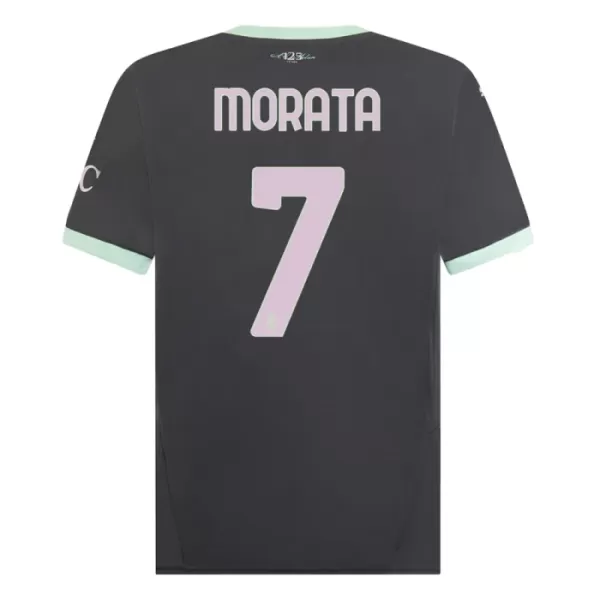 Levné Mužský Fotbalový Dres AC Milán Morata 7 Alternativní 2024-25