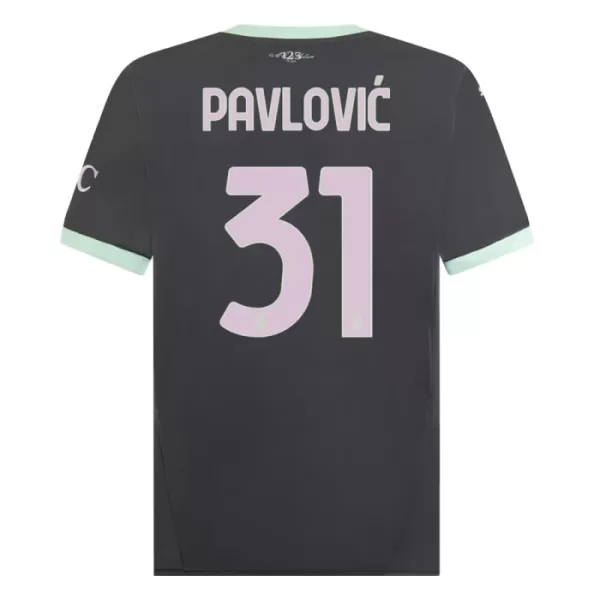 Levné Mužský Fotbalový Dres AC Milán Pavlovic 31 Alternativní 2024-25