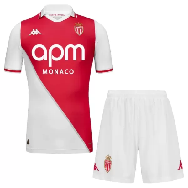 Levné Dětský Fotbalový Dres AS Monaco Domácí 2024-25