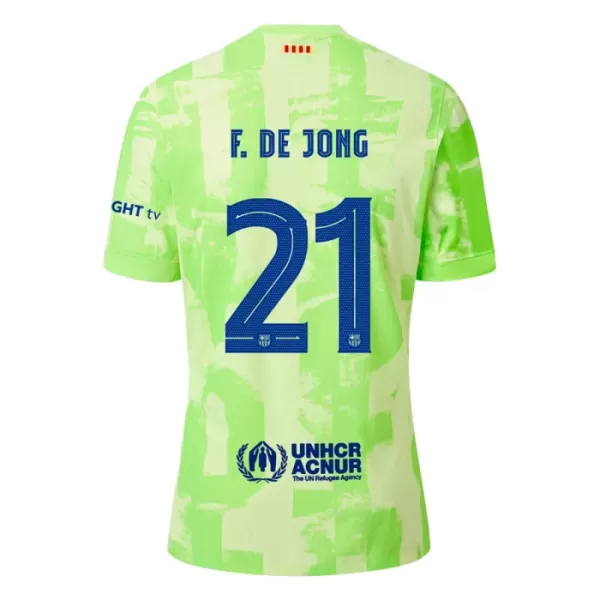 Levné Mužský Fotbalový Dres FC Barcelona Frenkie de Jong 21 Alternativní 2024-25