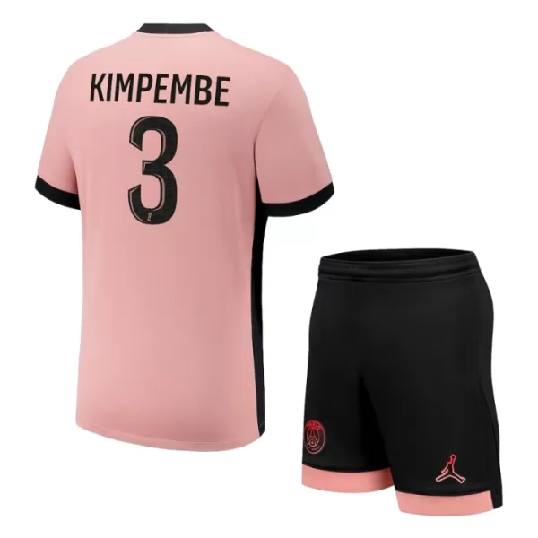 Levné Dětský Fotbalový Dres Paris Saint-Germain Kimpembe 3 Alternativní 2024-25