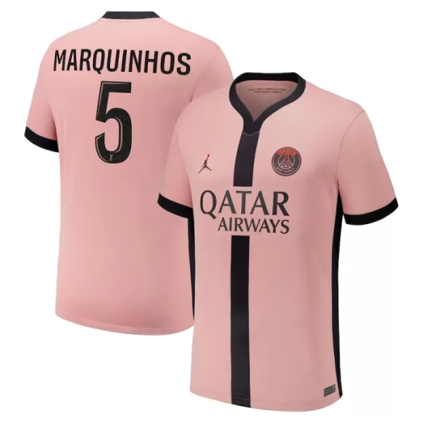 Levné Mužský Fotbalový Dres Paris Saint-Germain Marquinhos 5 Alternativní 2024-25